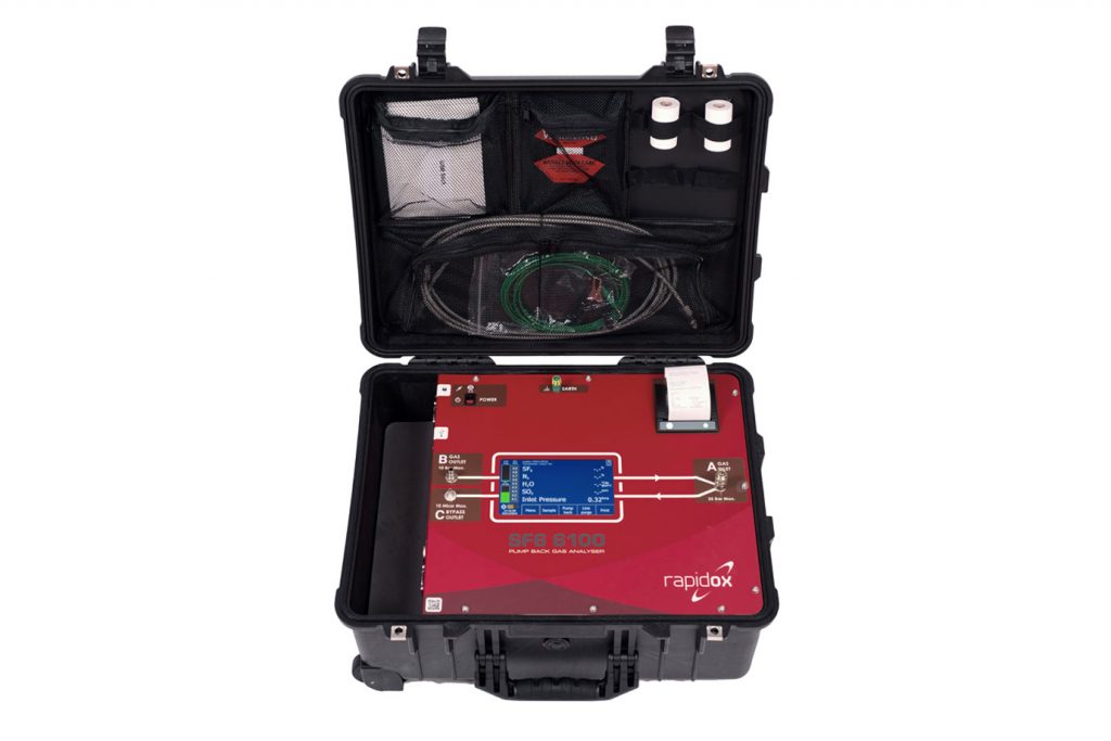 Rapidox SF6 6100 Pump Back Gas Analyser